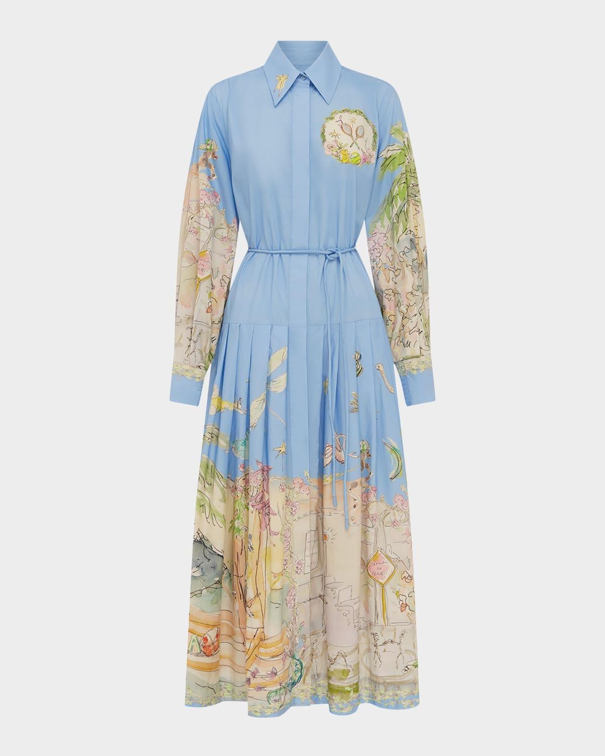 anouk maxi shirtdress