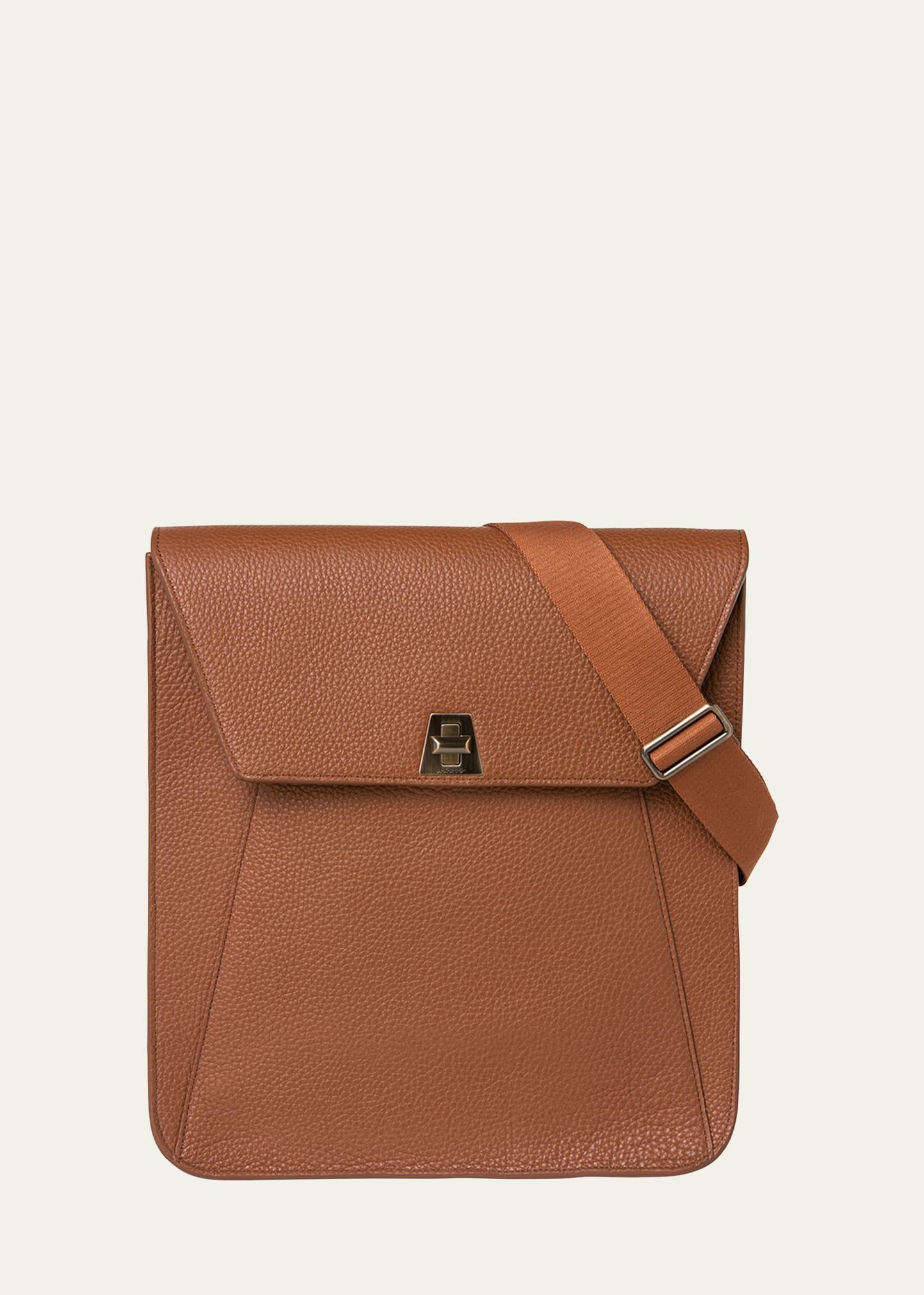 anouk medium leather messenger bag