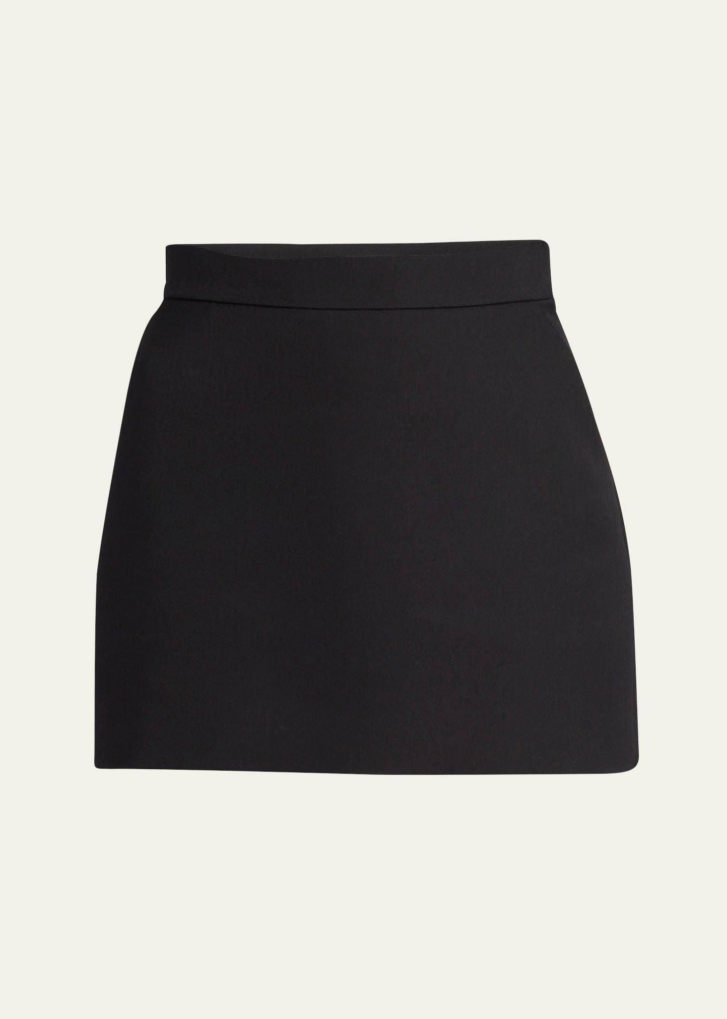 anouk mini wool skirt