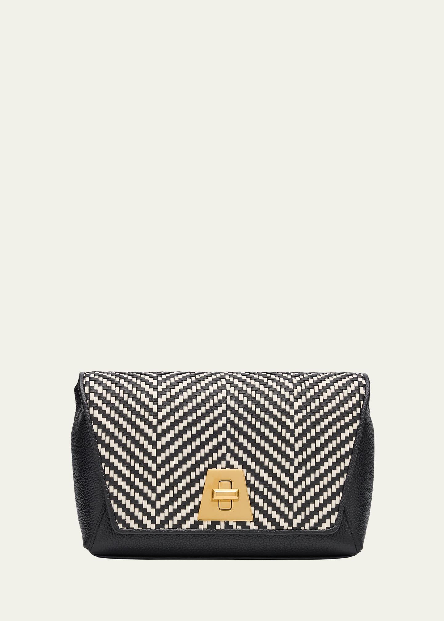 anouk small braided leather crossbody bag