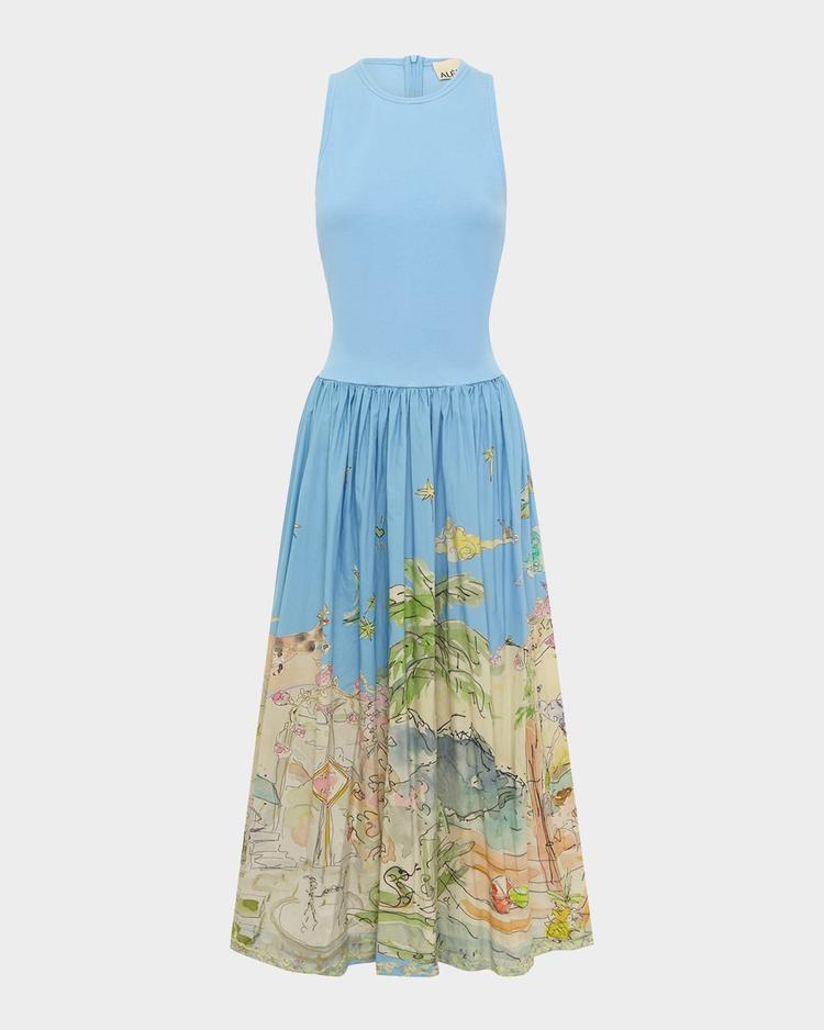 anouk tank midi dress