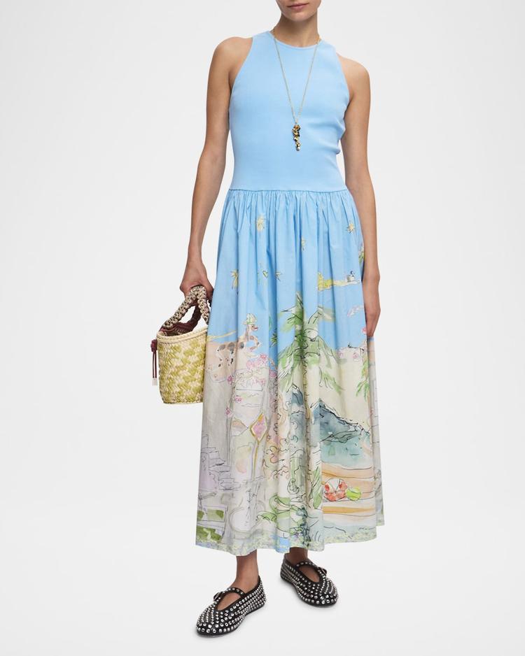 anouk tank midi dress