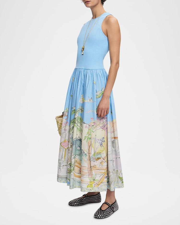 anouk tank midi dress