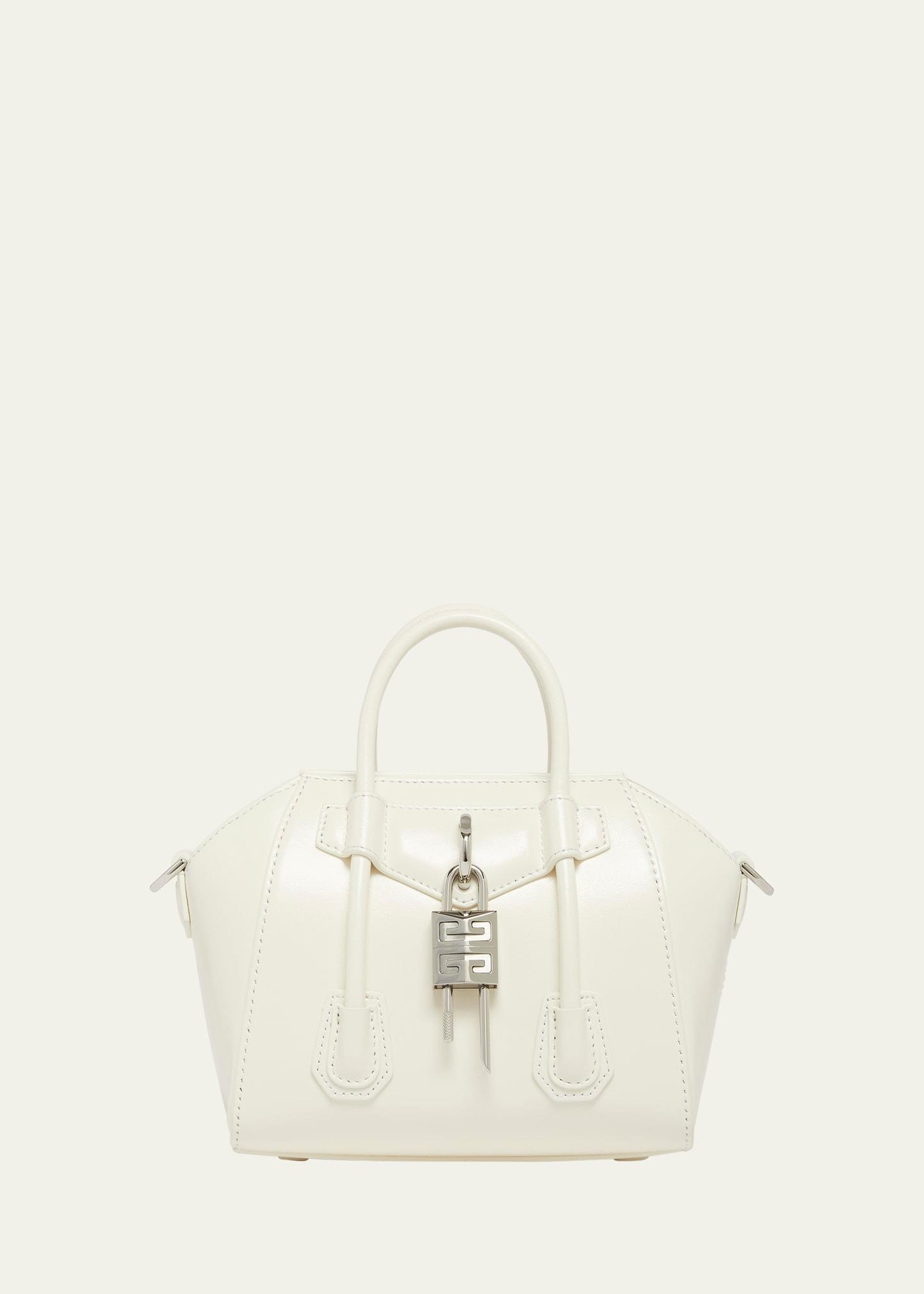 antigona lock toy top-handle bag in leather