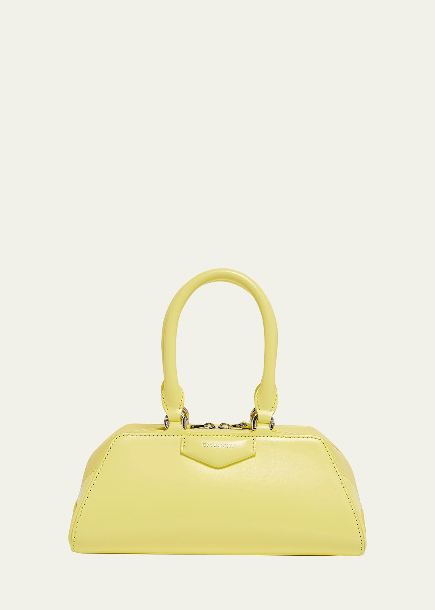 antigona mini top-handle bag in box leather