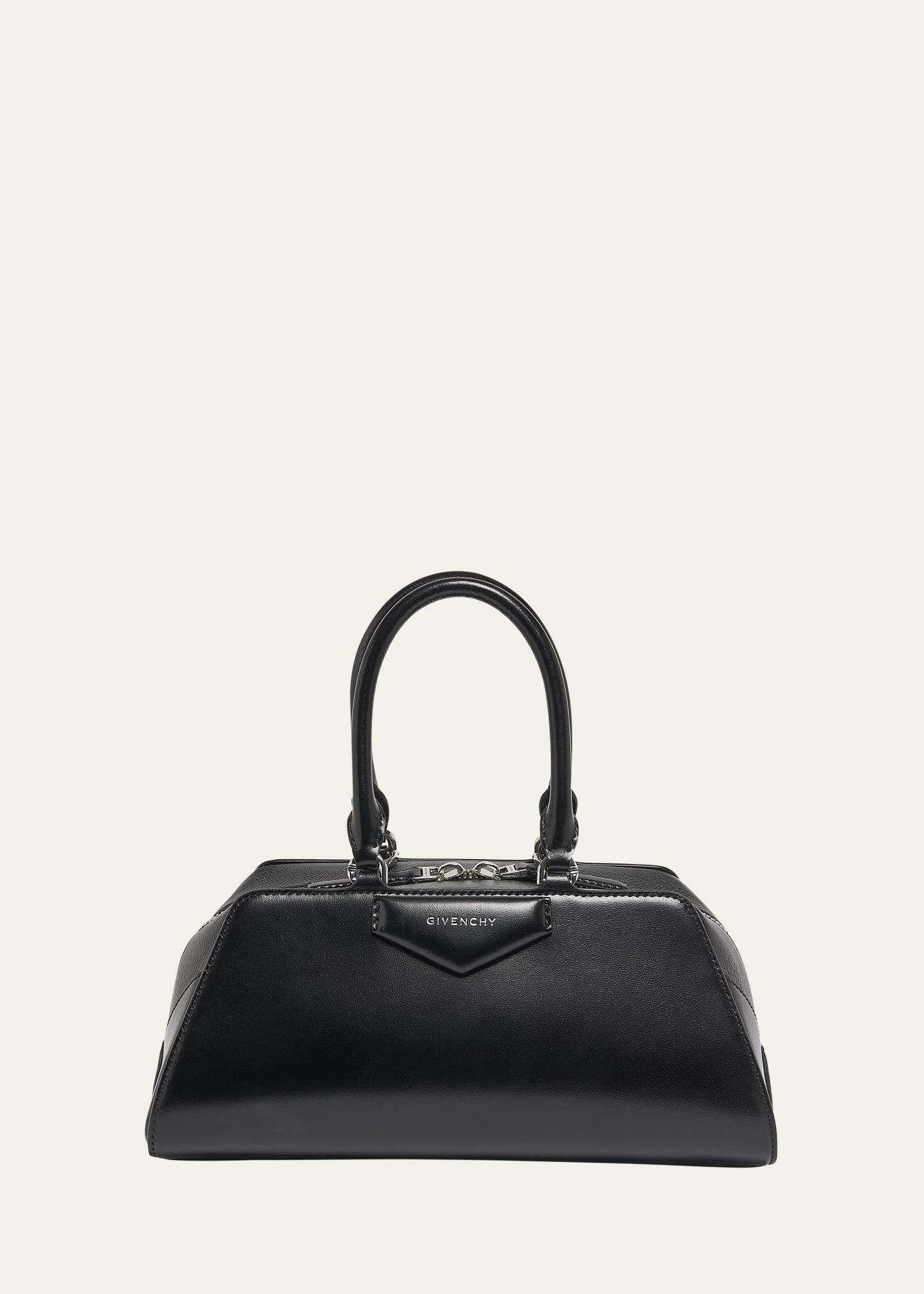 antigona small top-handle bag in leather