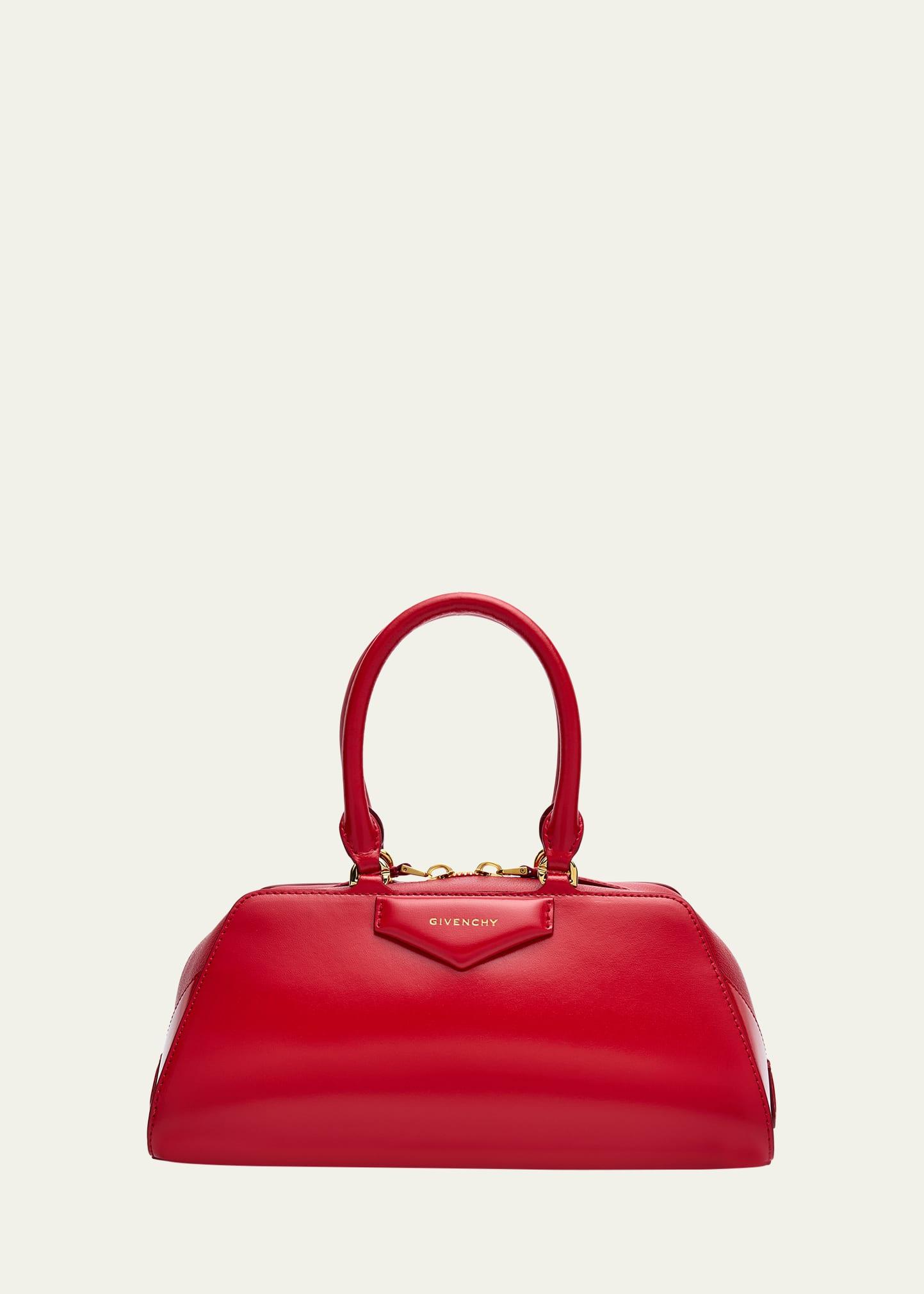 antigona small top-handle bag in leather