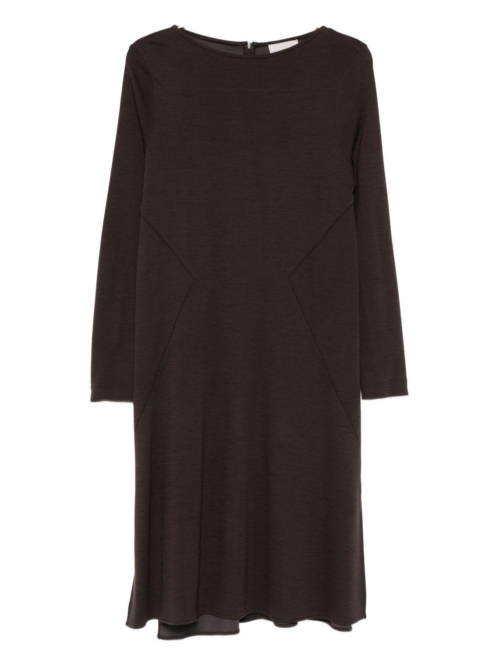 antonelli boat-neck midi dress
