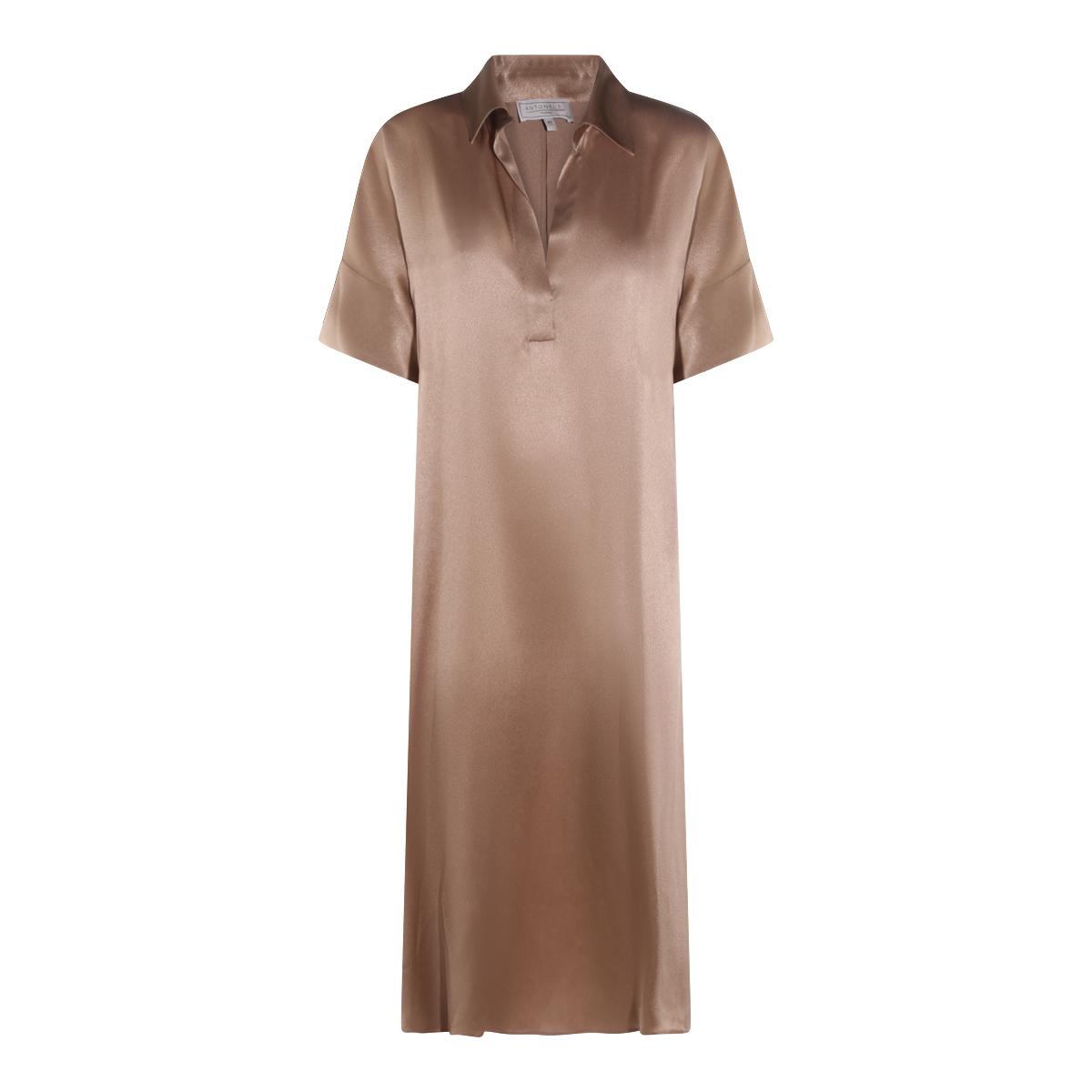 antonelli firenze dresses beige _ ac se - women