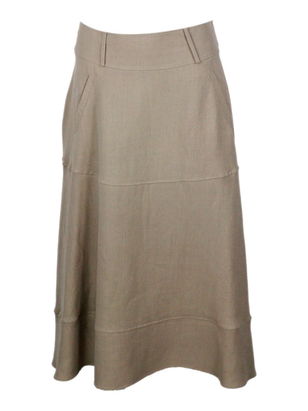 antonelli firenze skirts beige 73vi 27li - women