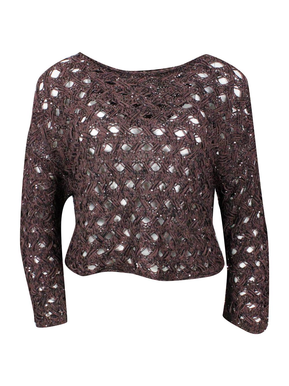 antonelli firenze sweaters cioccolato 53co 32pl 10vi - women