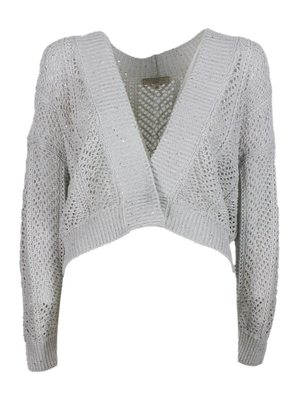 antonelli firenze sweaters grey 46li 23co 24vi - women