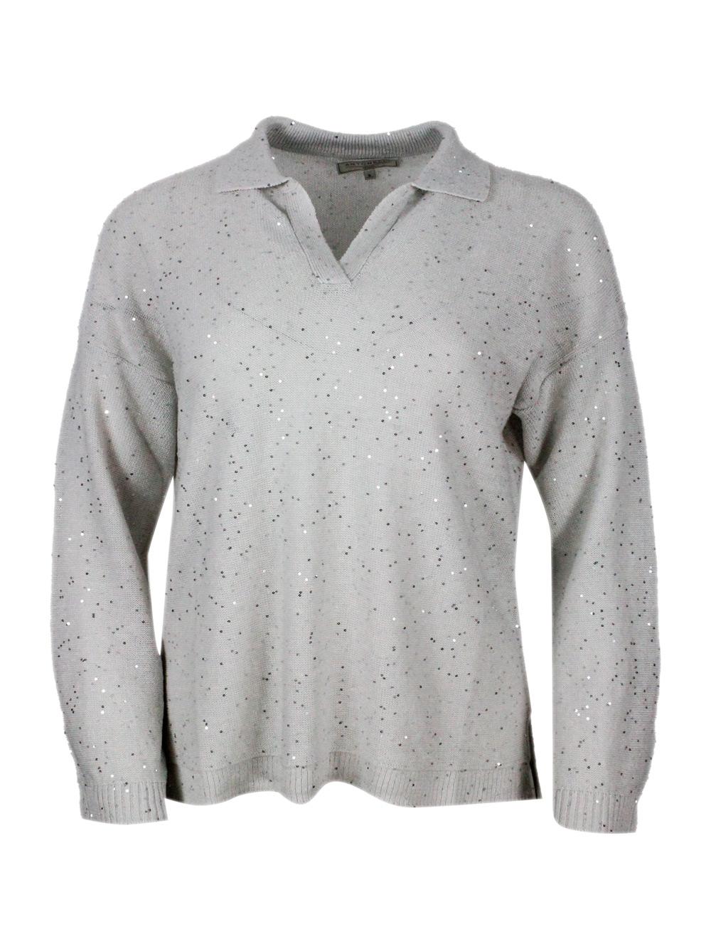 antonelli firenze sweaters grey 58li 37co 5pl - women