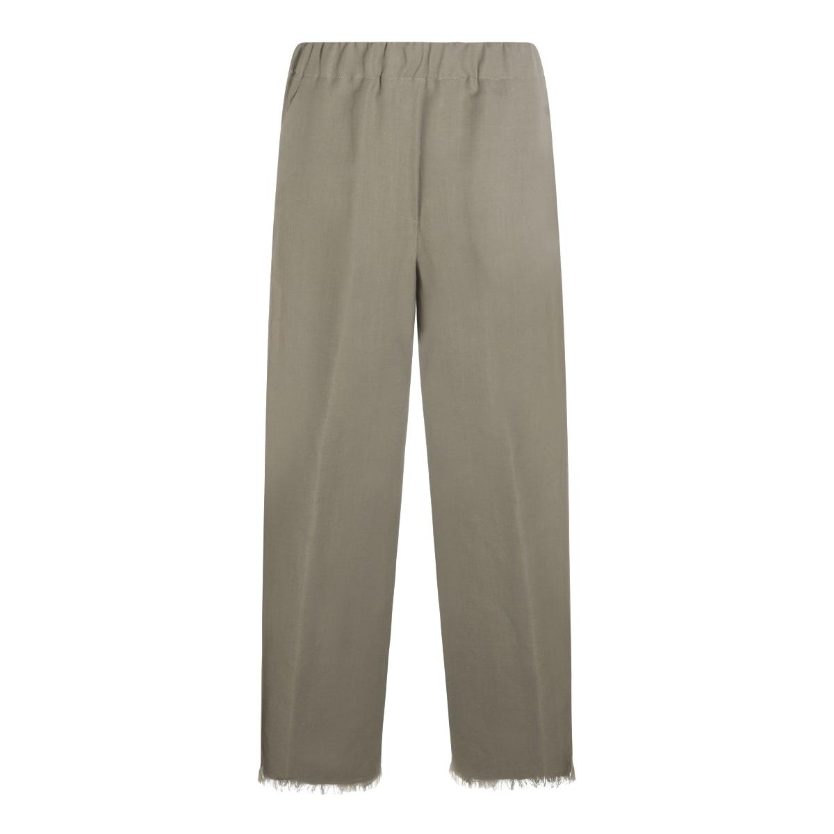 antonelli green viscose pant