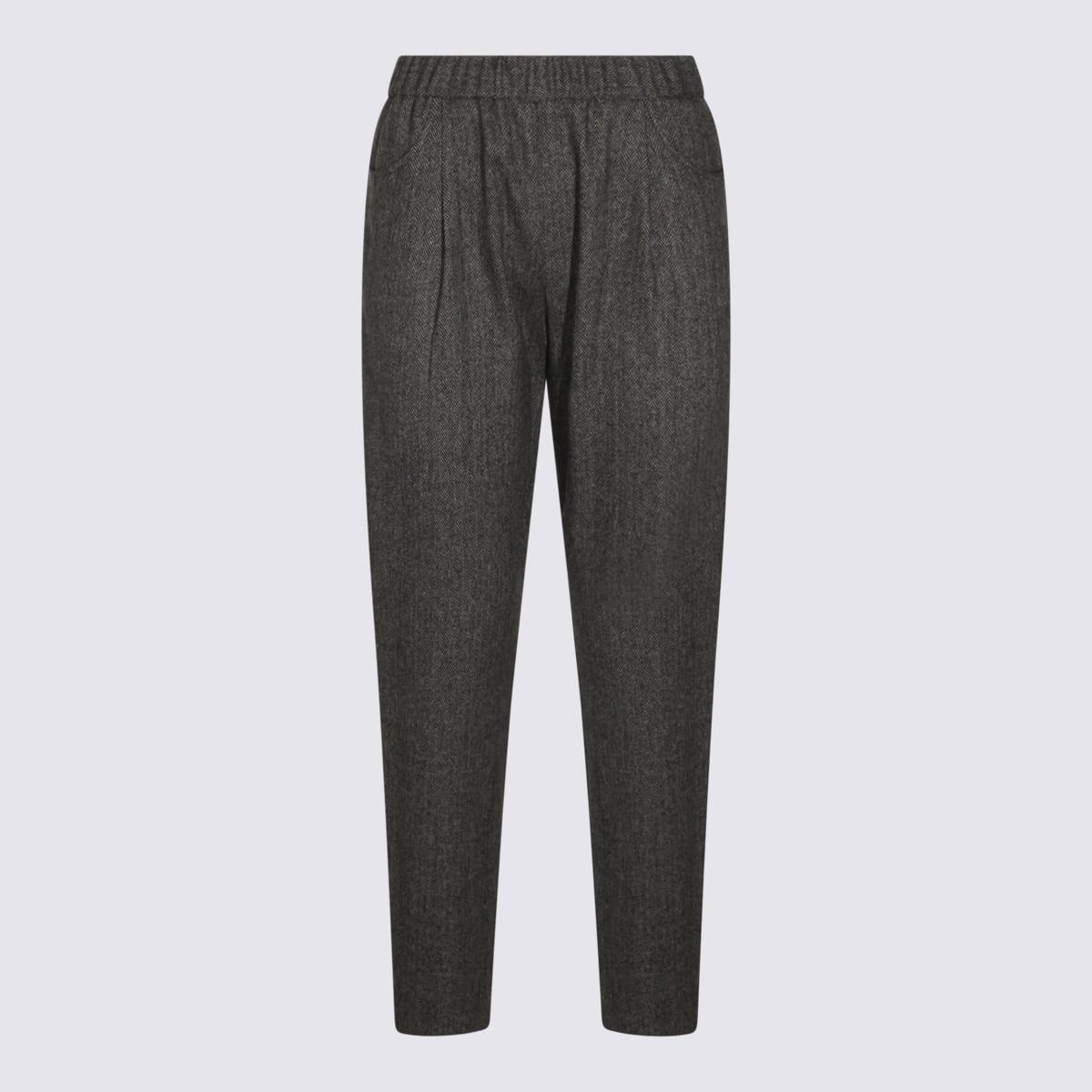 antonelli grey wool riesi pants