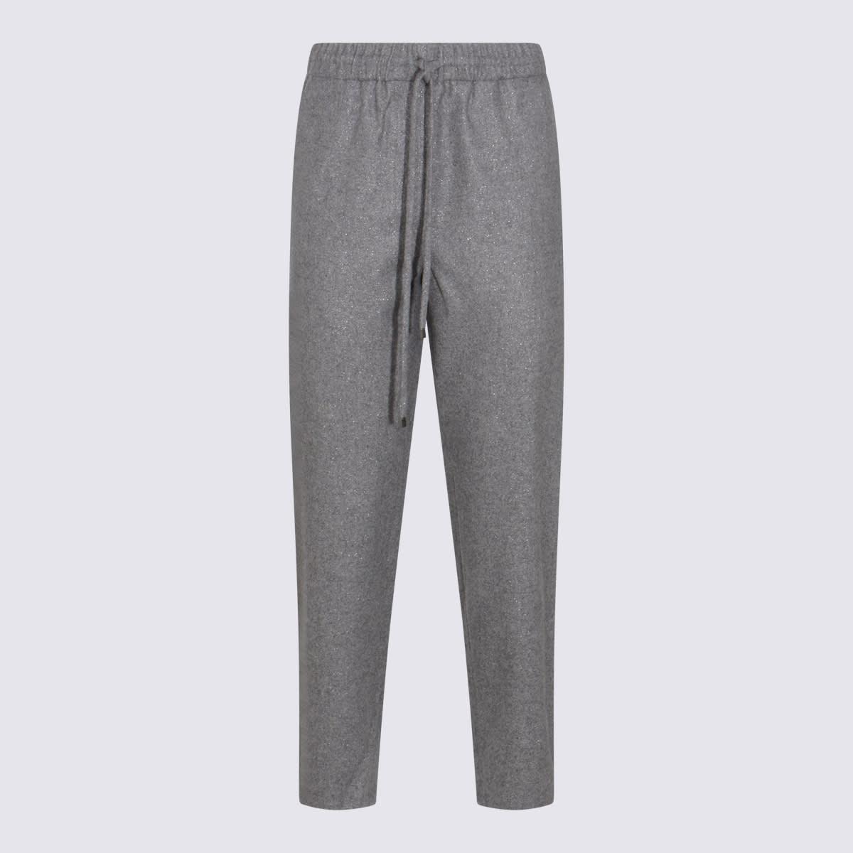 antonelli grey wool taralluccio pants