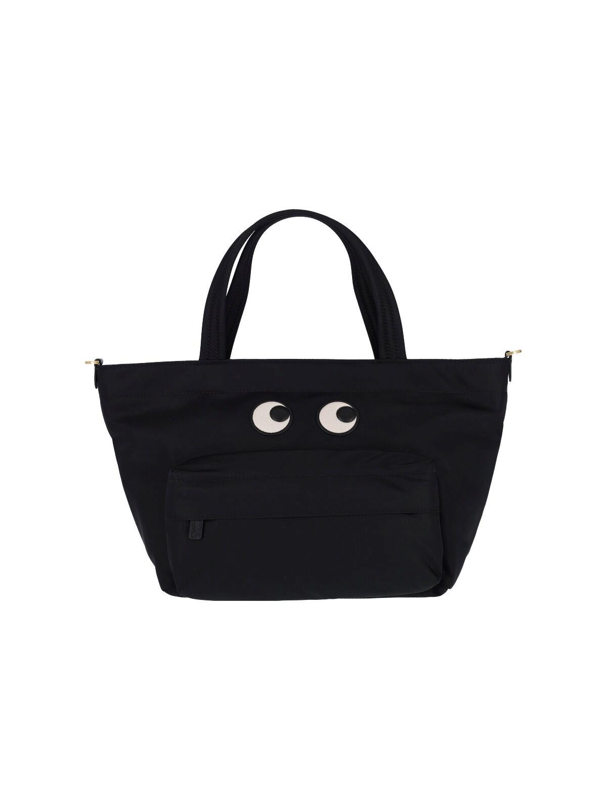 anya hindmarch "e/w eyes" mini tote bag