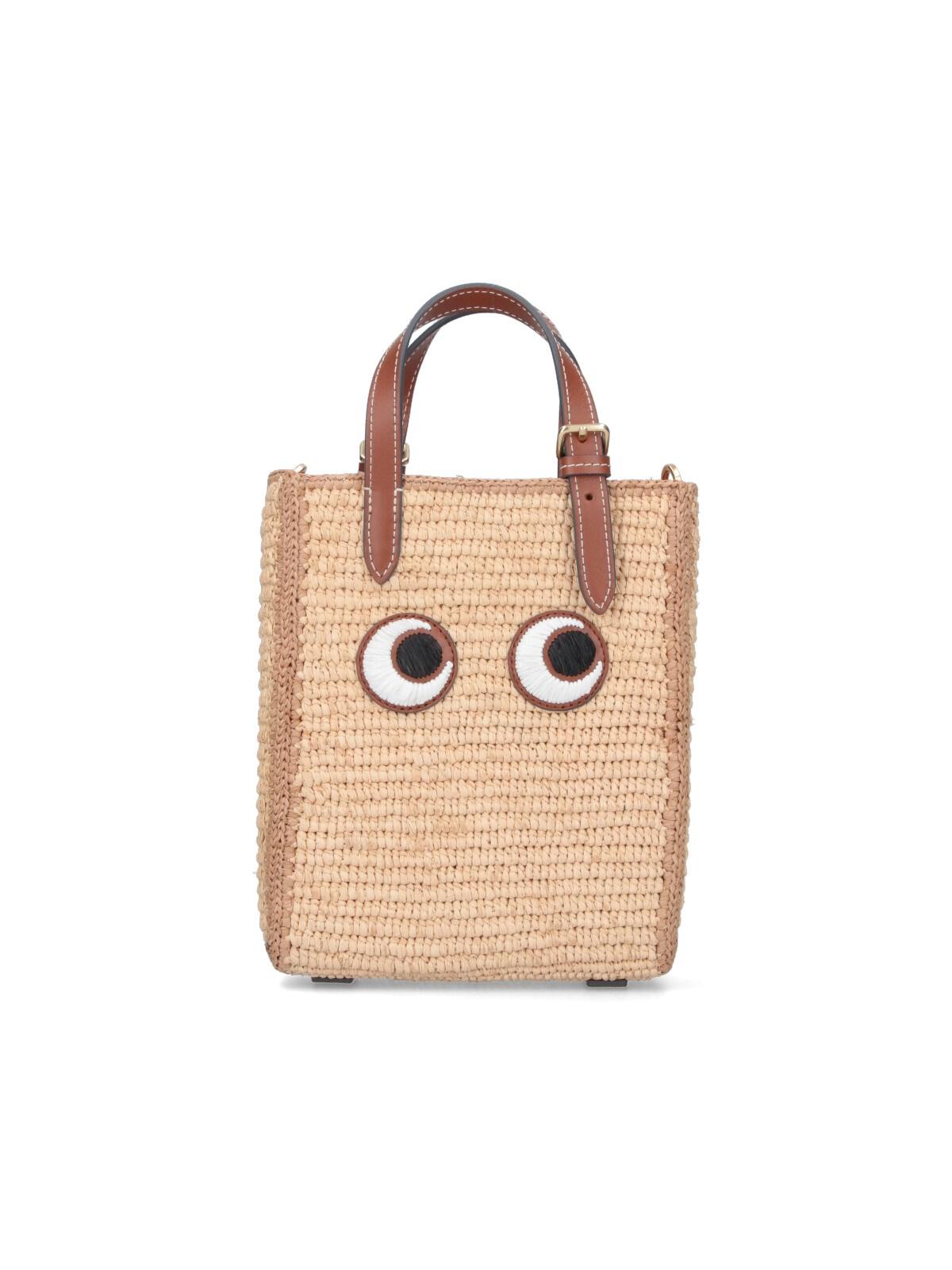anya hindmarch 'n/s eyes' tote bag