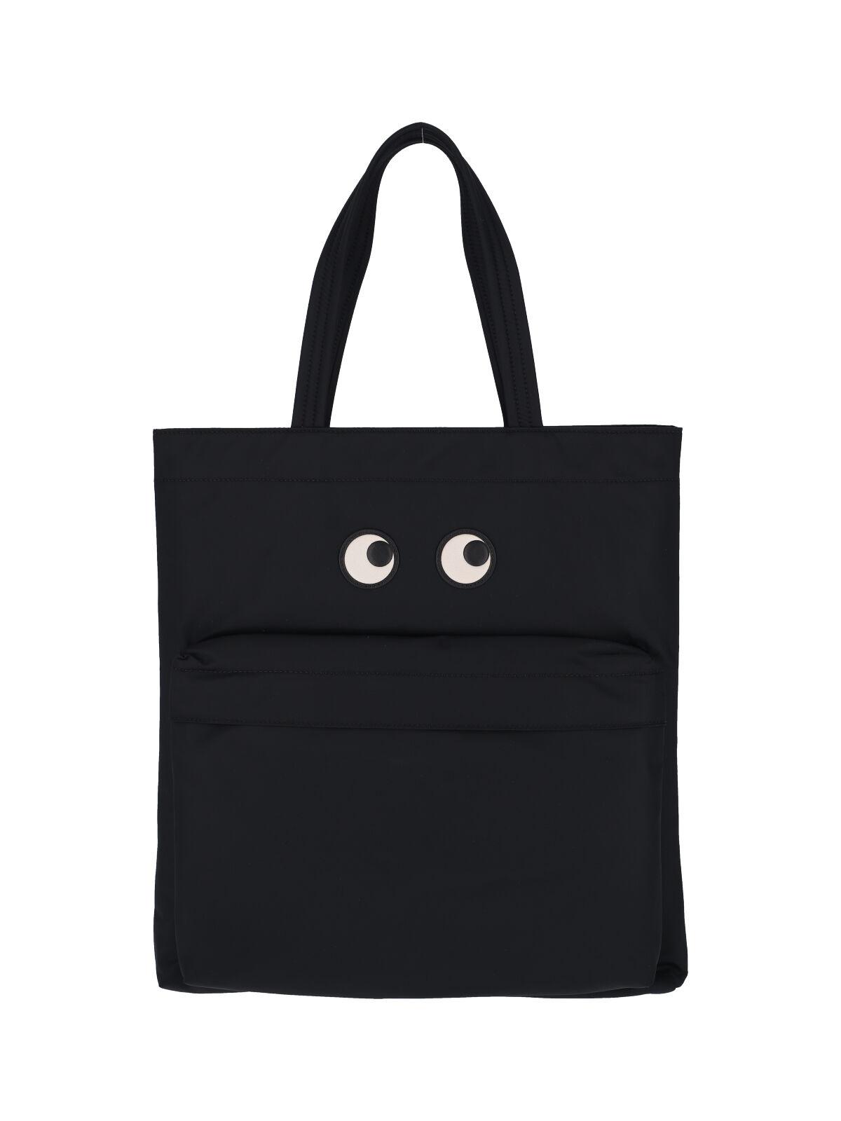 anya hindmarch bags black fabric 1: econyl - women