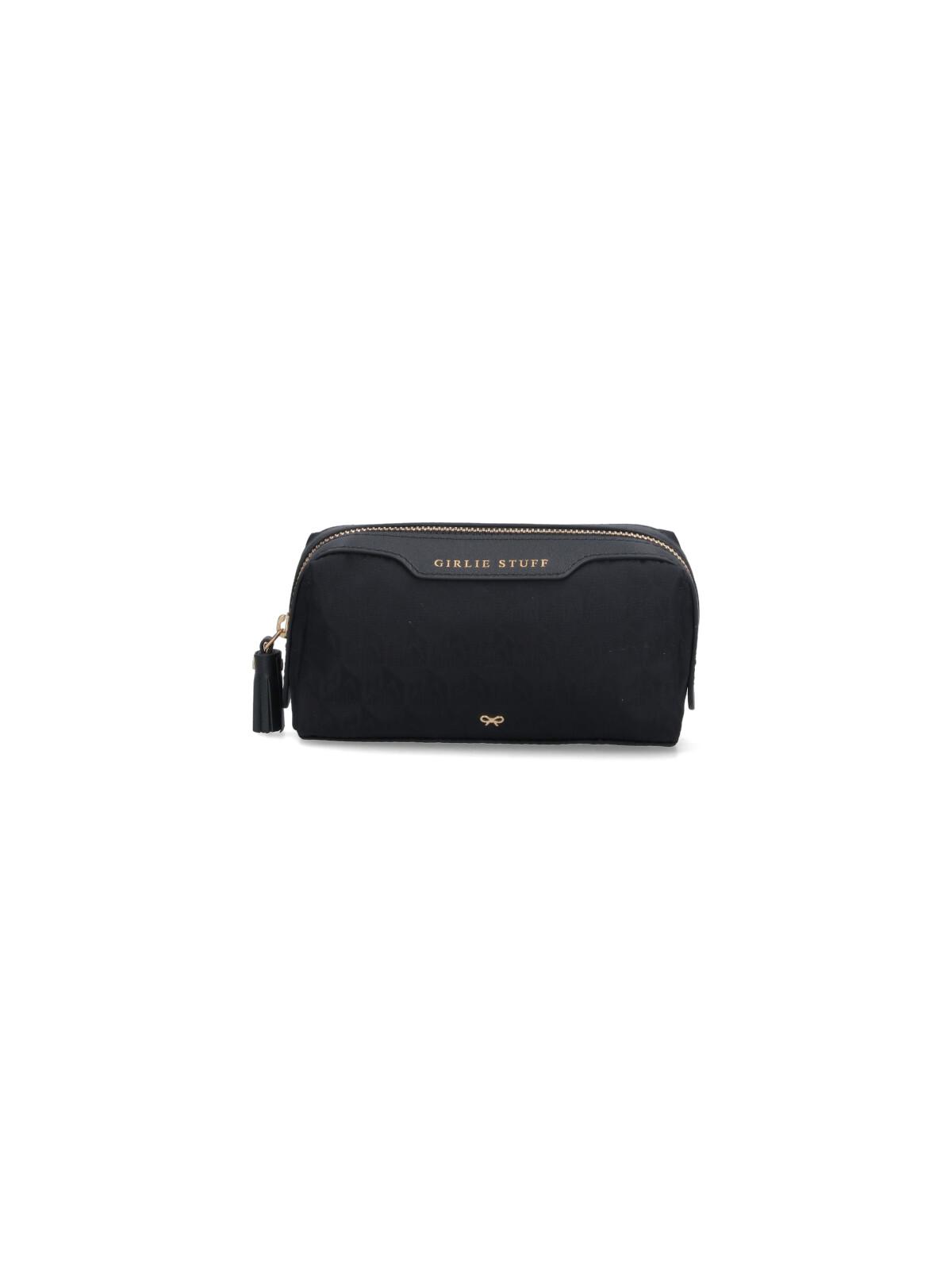 anya hindmarch bags black fabric 1: recycled nylon - women