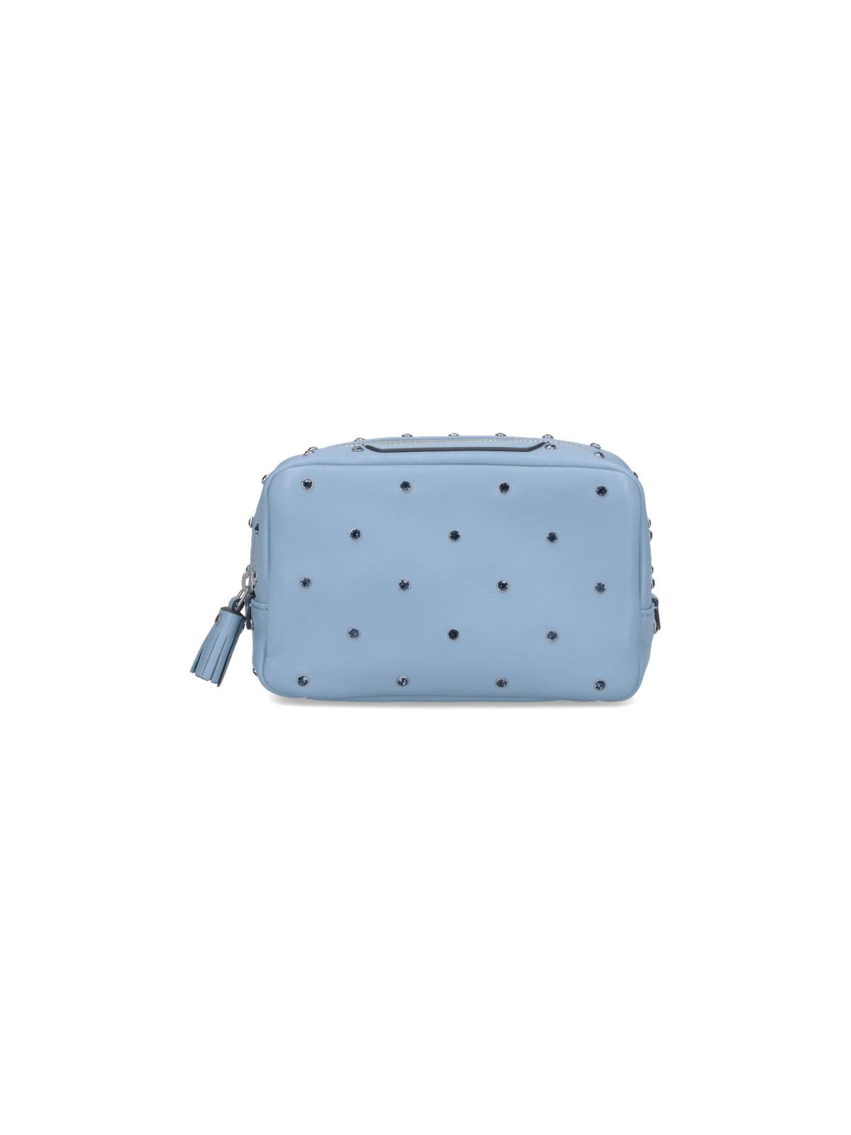 anya hindmarch bags blue fabric 1: sheep leather - women
