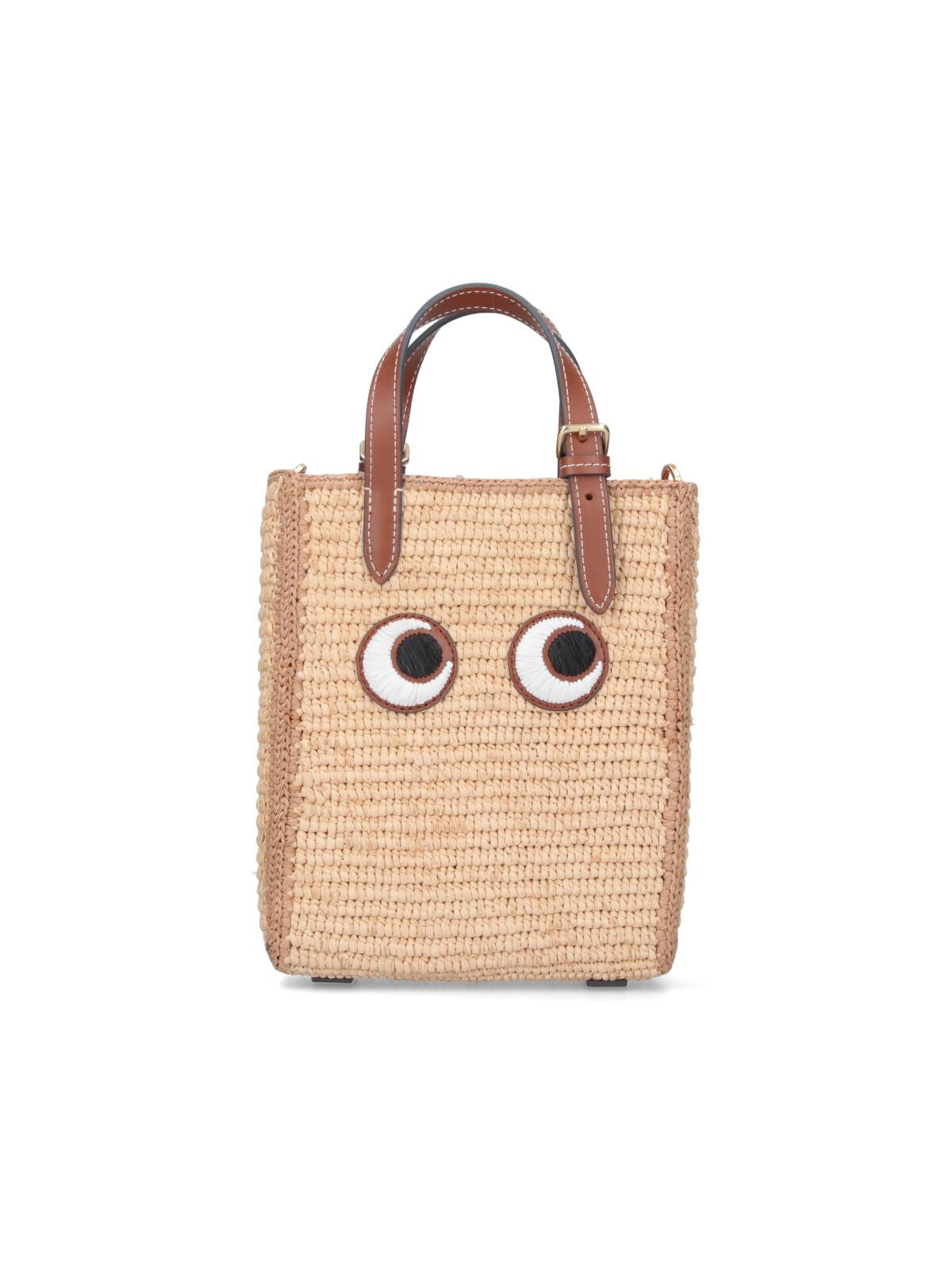 anya hindmarch bags white fabric 1: raphia - women