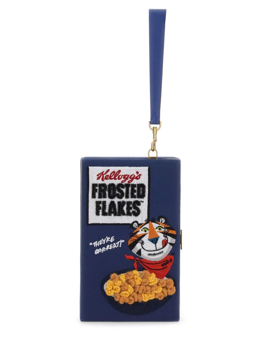 anya hindmarch frosted flakes clutch bag