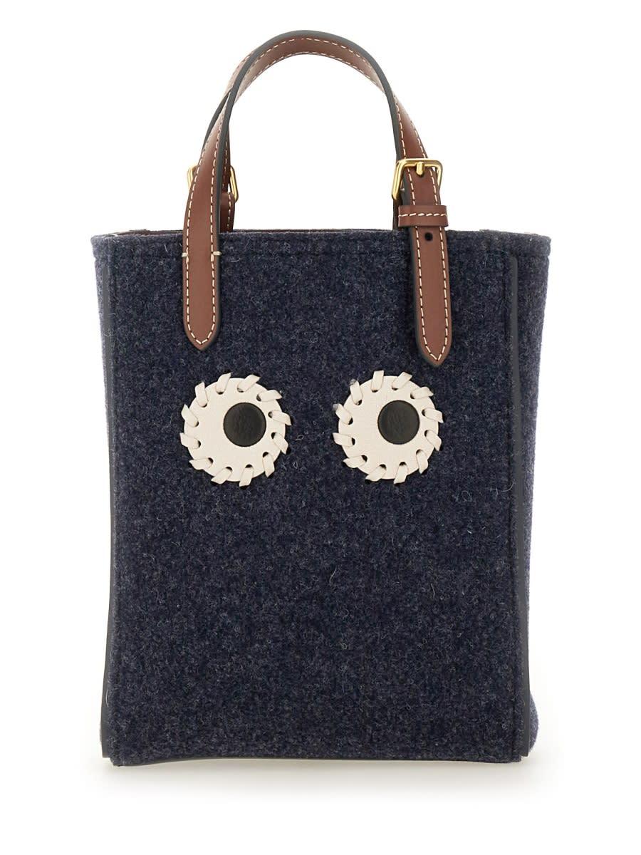 anya hindmarch mini eyes tote bag