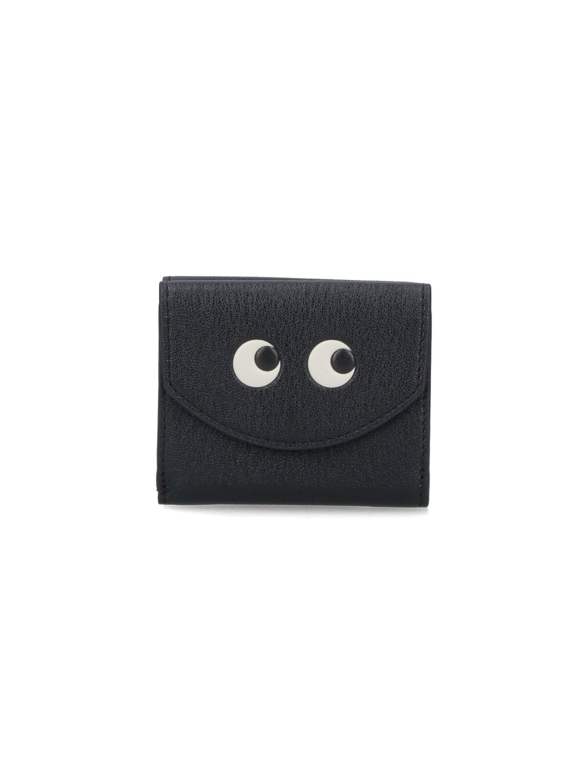anya hindmarch tri-fold wallet "eyes"