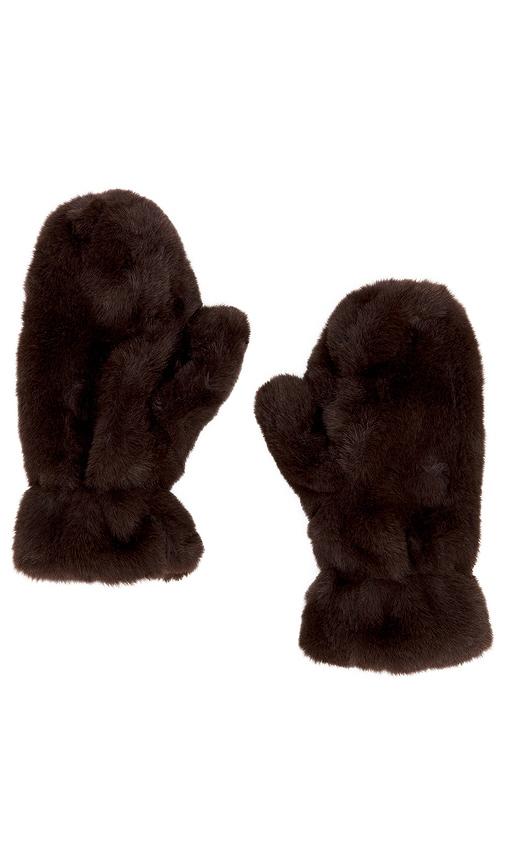 apparis coco gloves in brown.