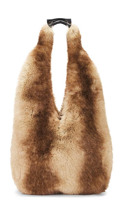 apparis maxi colette bag in tan.