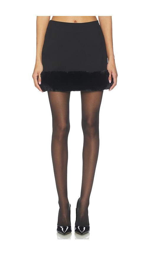 apparis meadow skirt in black.