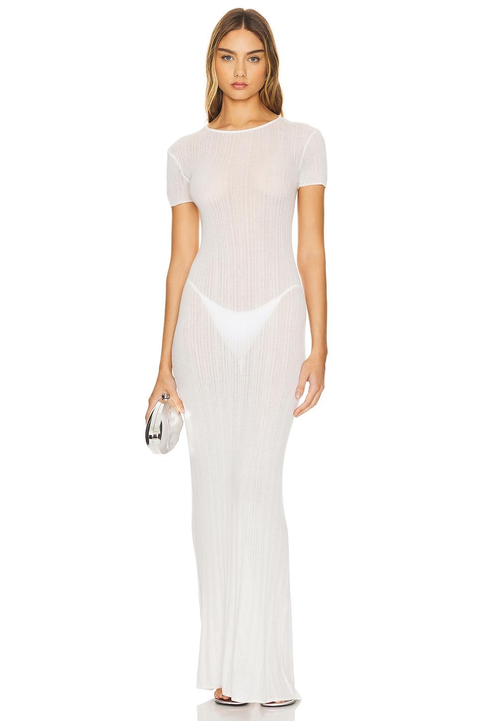 aprile sheer maxi dress