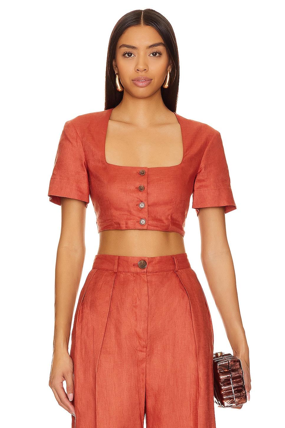 apron crop top