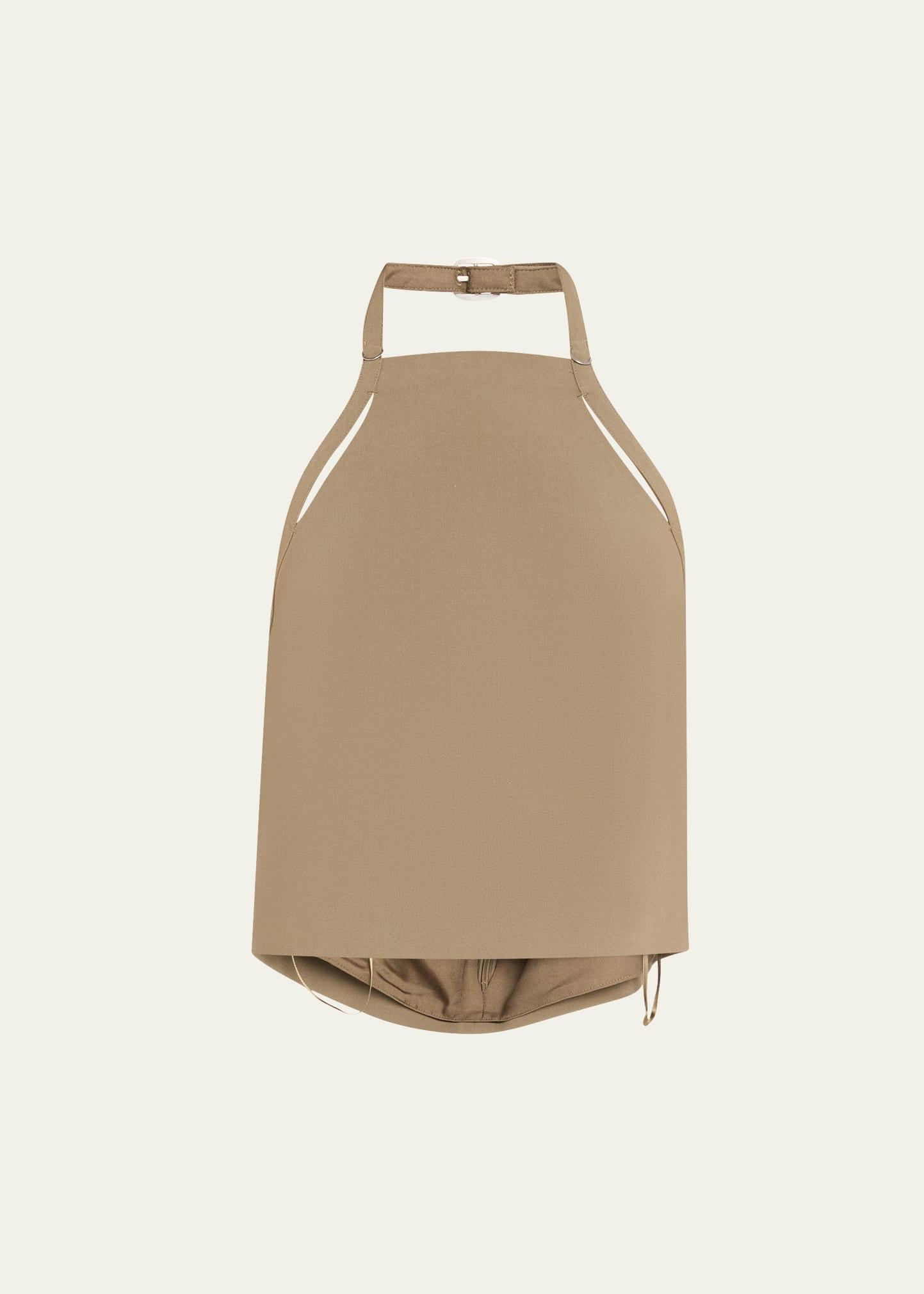 apron halter top