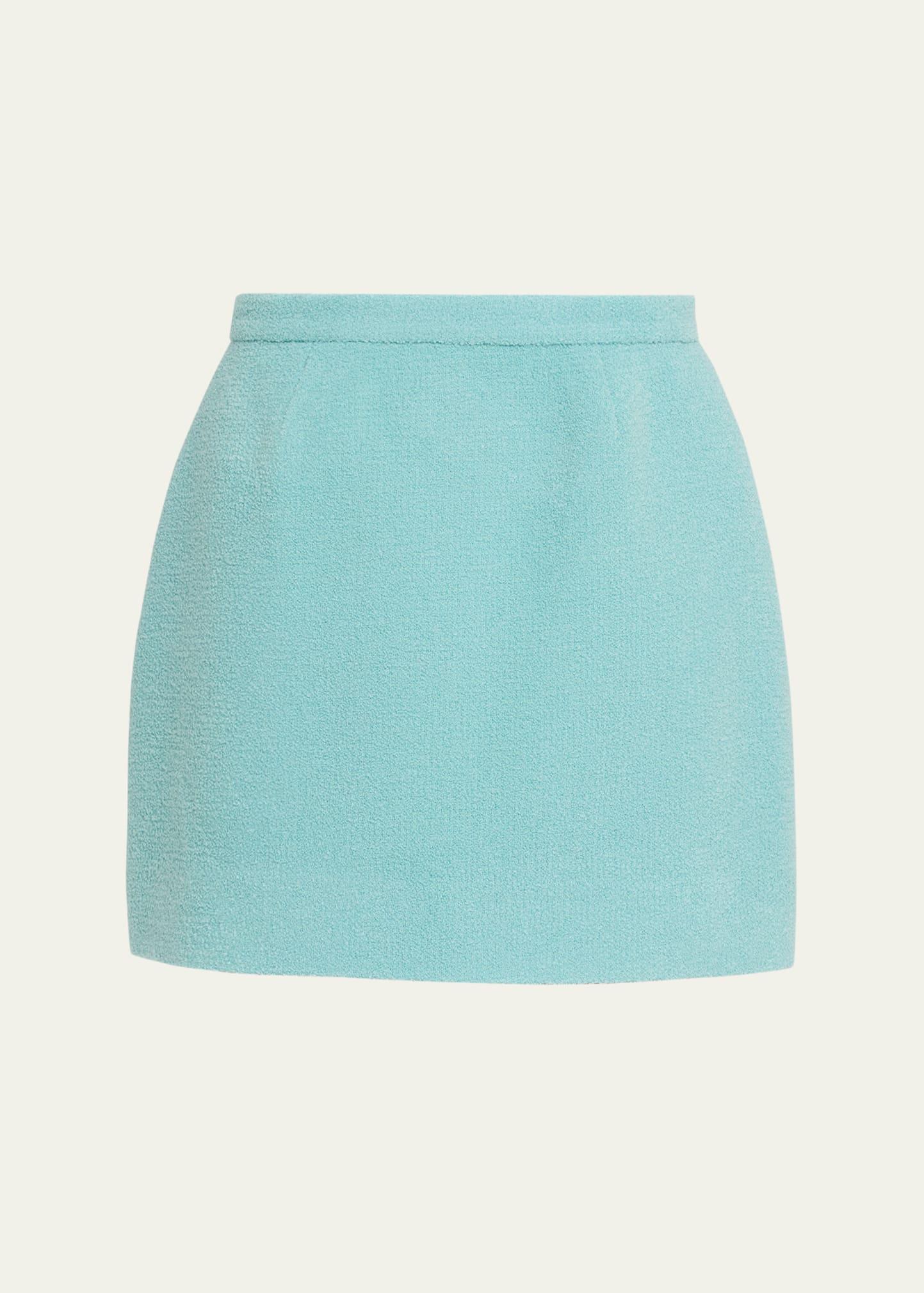 aqua boucle mini skirt