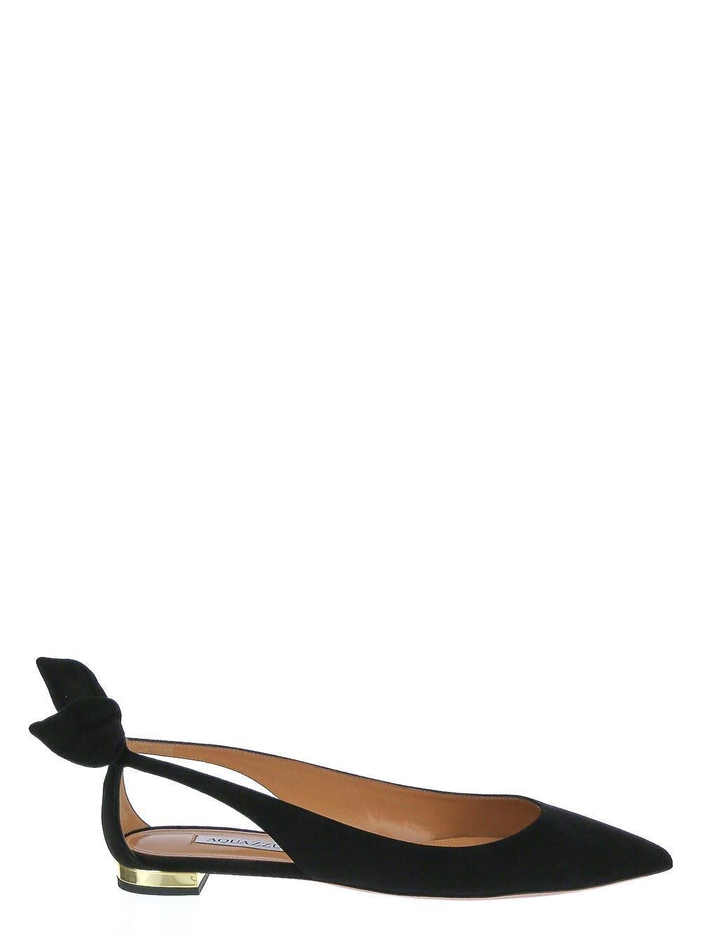 aquazzura bow tie pump