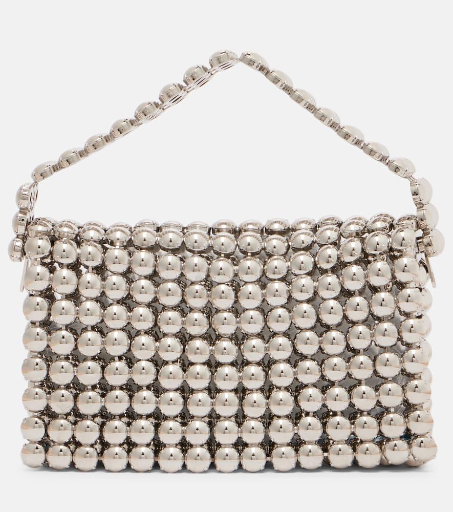 aquazzura cosmic small beaded shoulder bag