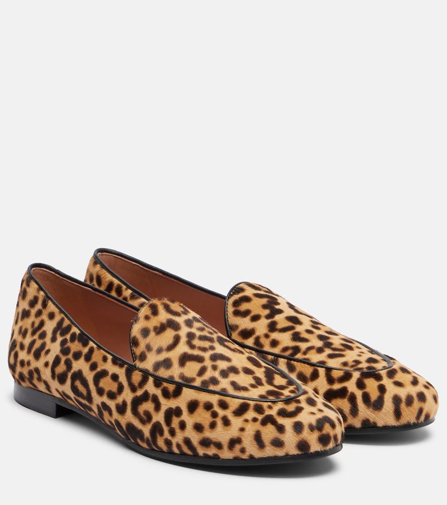 aquazzura guanto leopard