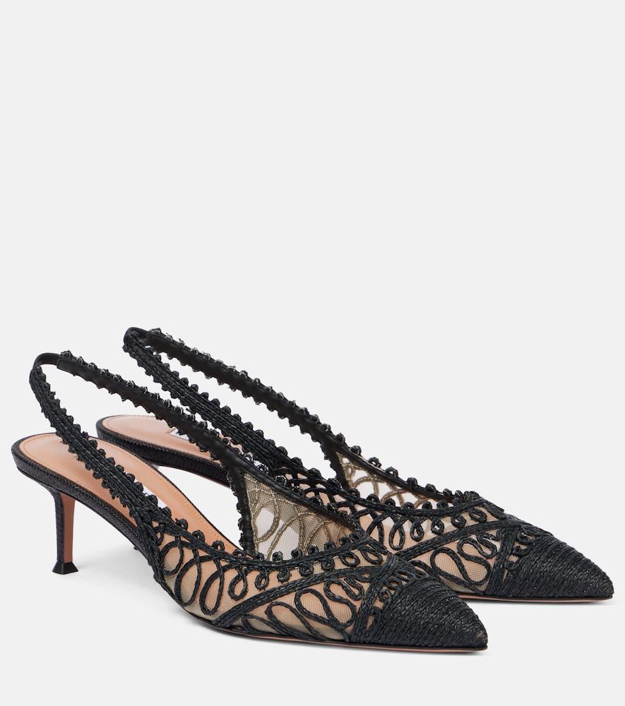aquazzura kahlo 50 raffia