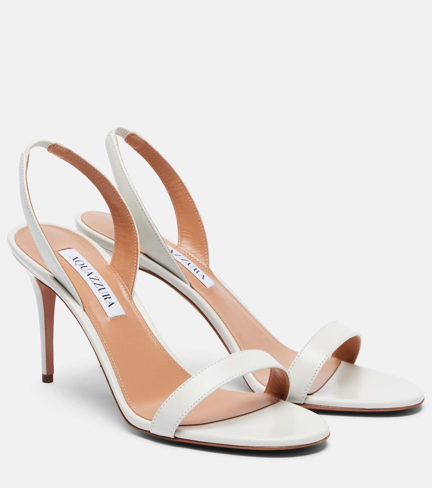 aquazzura leather sandals