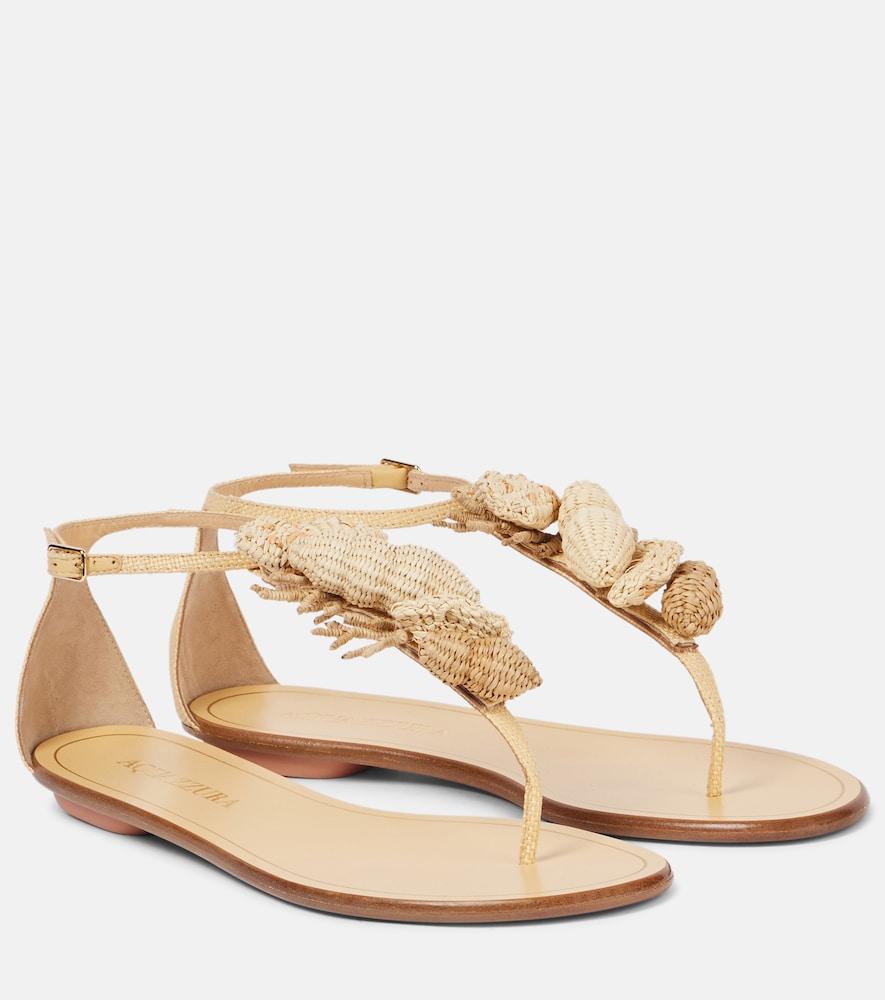 aquazzura marea raffia