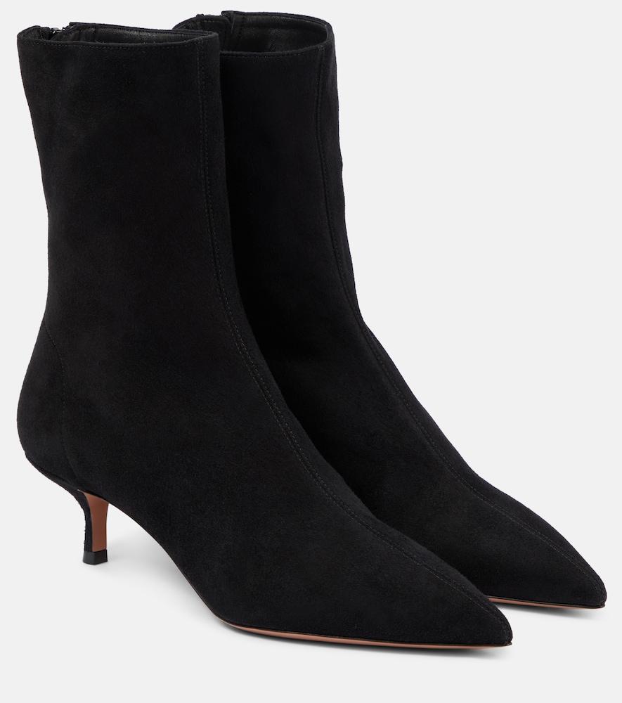 aquazzura montmartre 50 suede ankle boots
