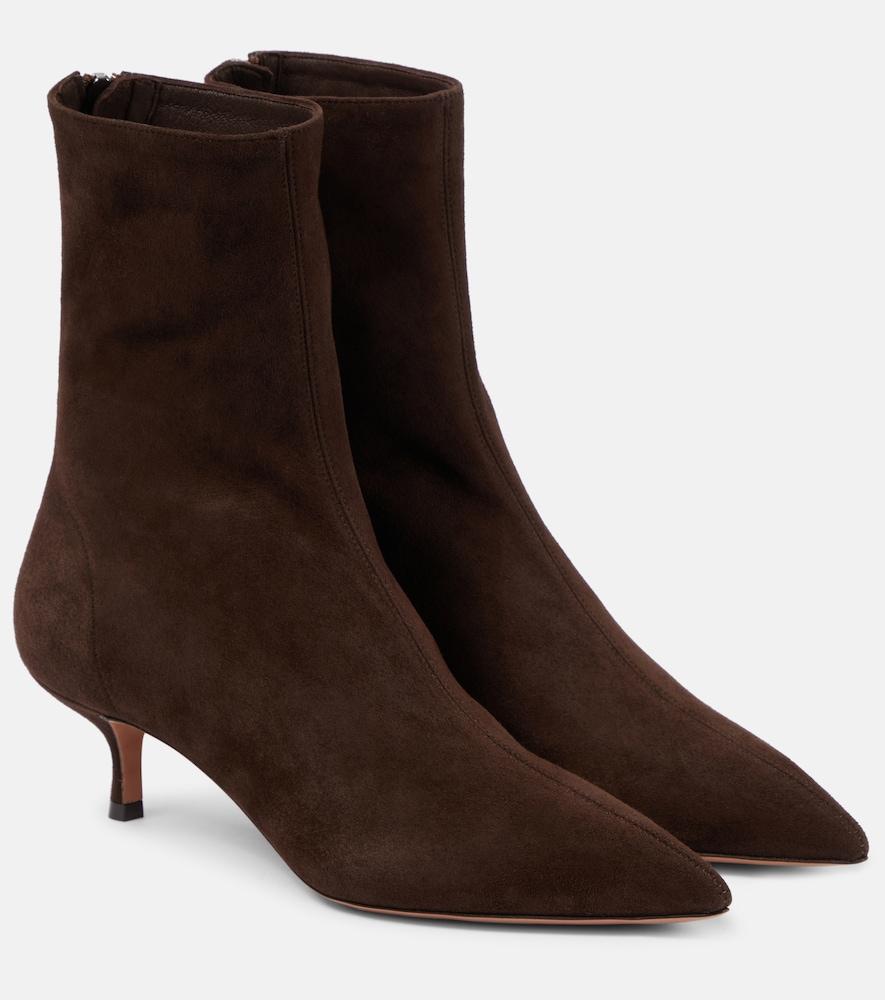 aquazzura montmartre 50 suede ankle boots