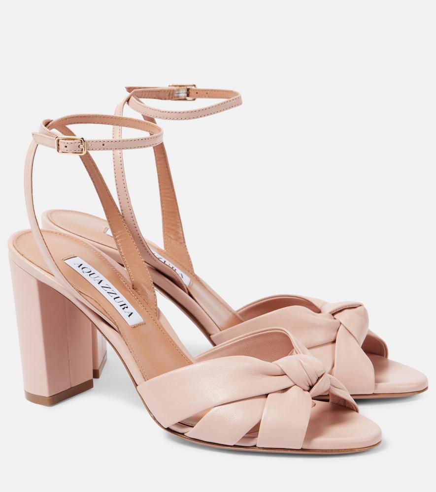 aquazzura nina 85 leather sandals