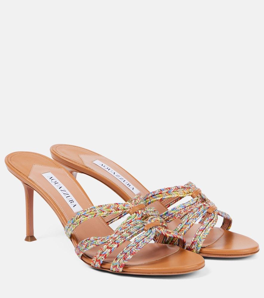 aquazzura playita 75 leather