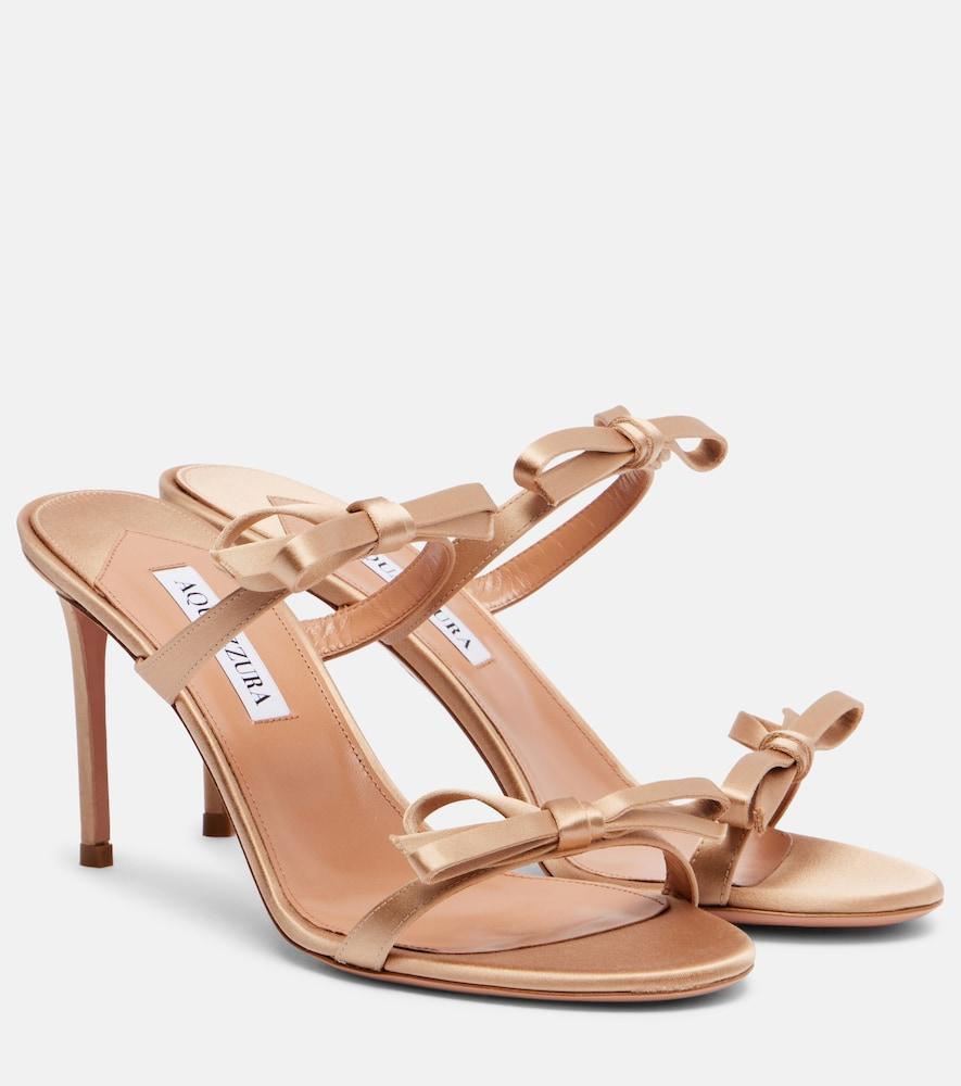 aquazzura soave 85 bow