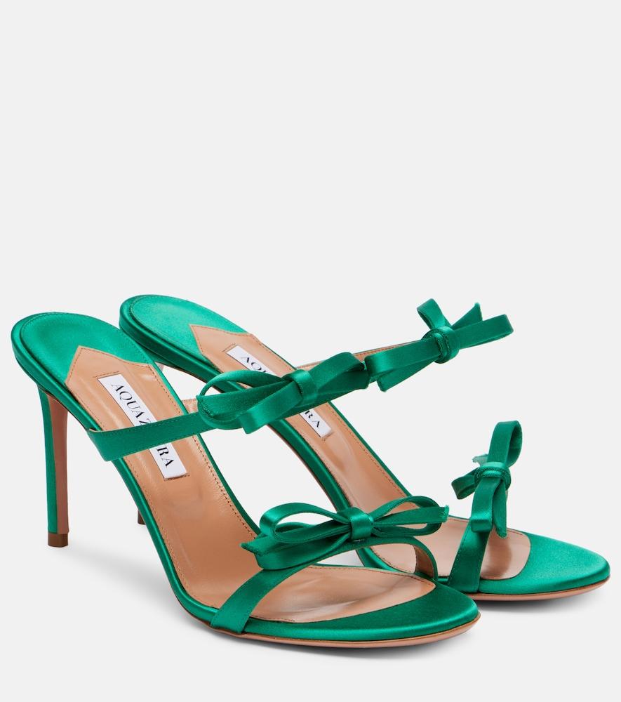 aquazzura soave 85 bow