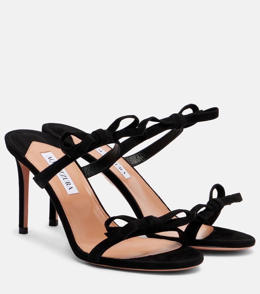 aquazzura soave 85 bow