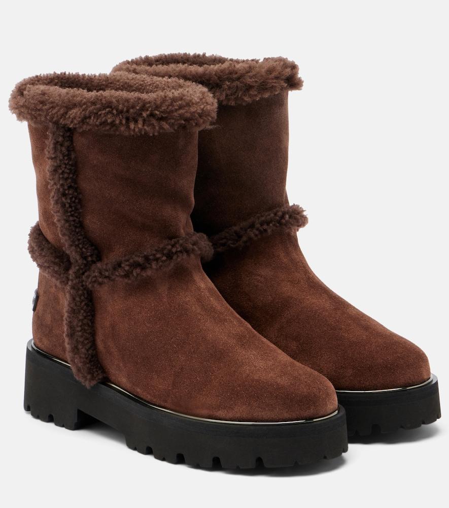 aquazzura teddi shearling